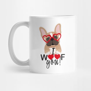 French Bulldog love Mug